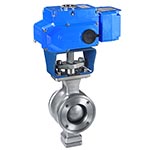 電動(dòng)V型對(duì)夾球閥