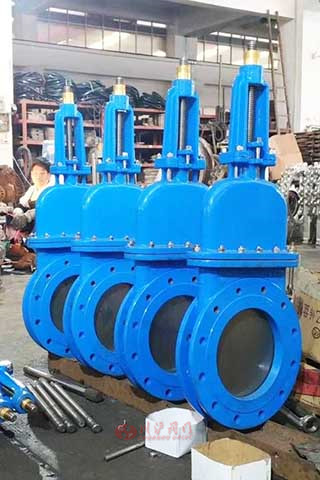 電動(dòng)暗桿刀型閘閥圖片