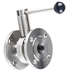 衛生級法蘭蝶閥