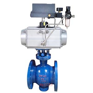 氣動偏心調節球閥圖片