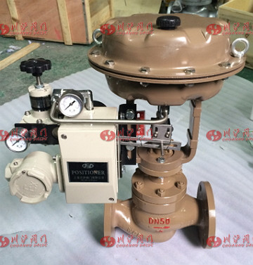 氣動籠式調節閥圖片