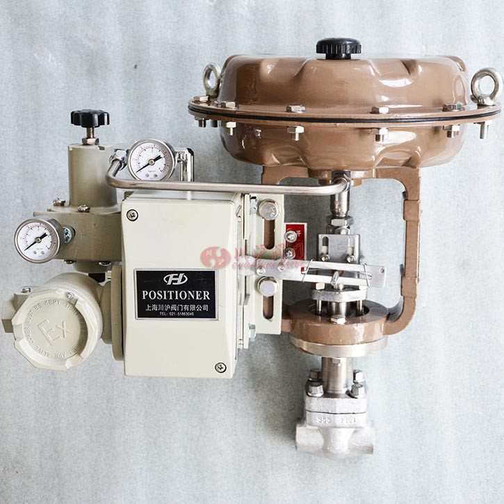氣動小流量調節閥圖片